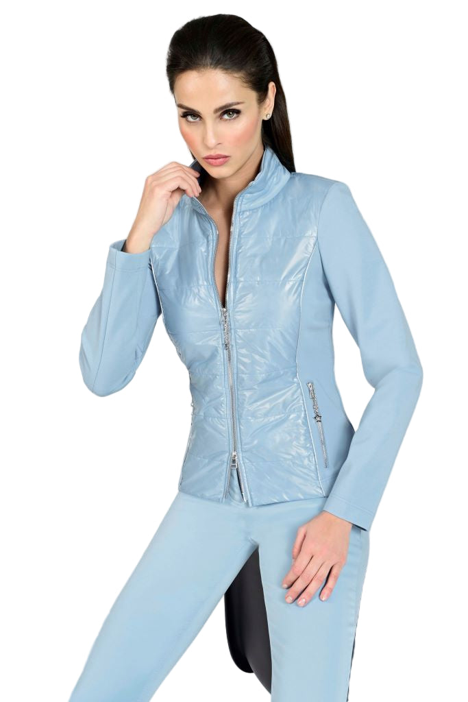 Light Blue Puffer Jacket