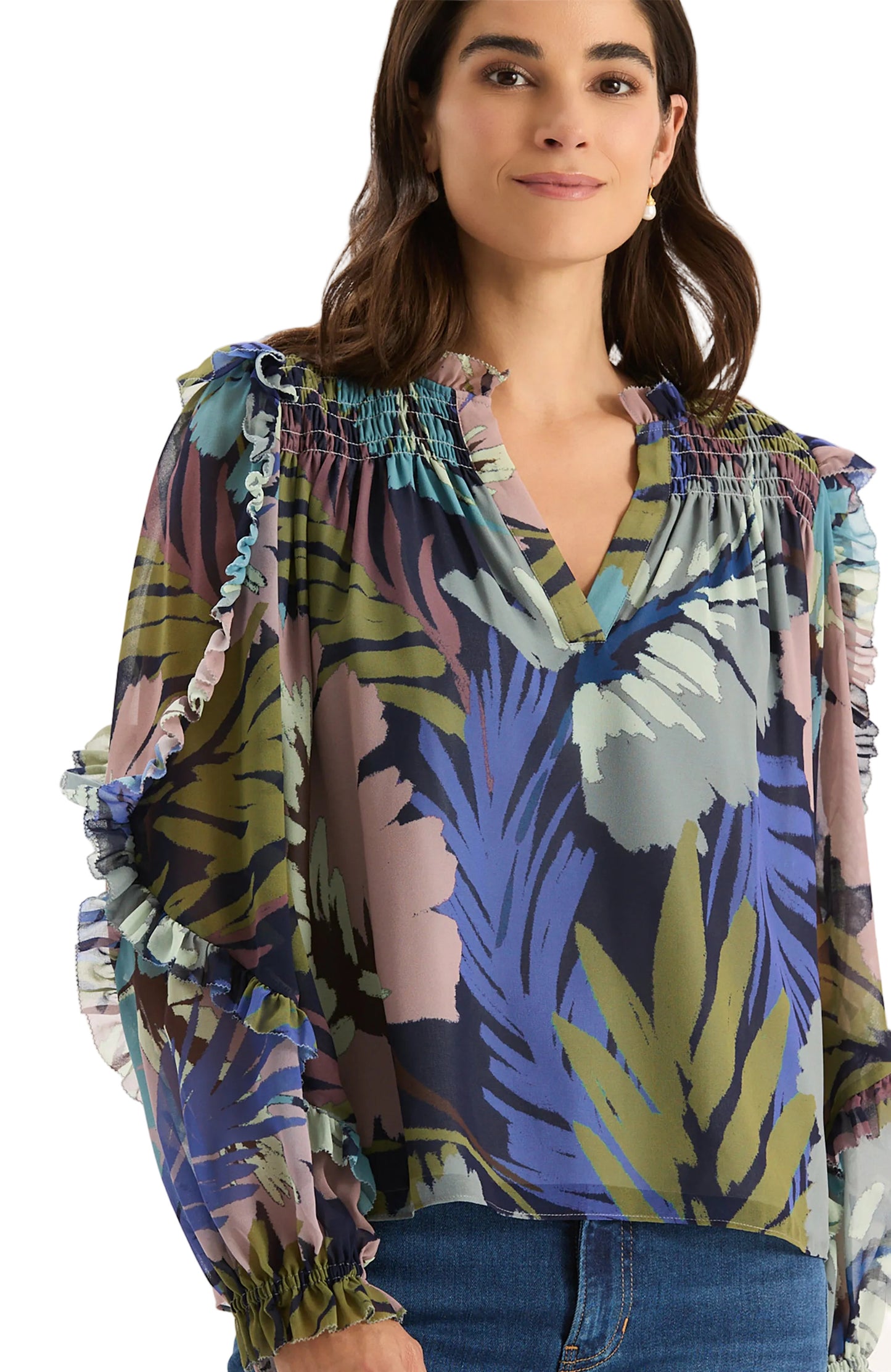SYLVIE SILK TOP
