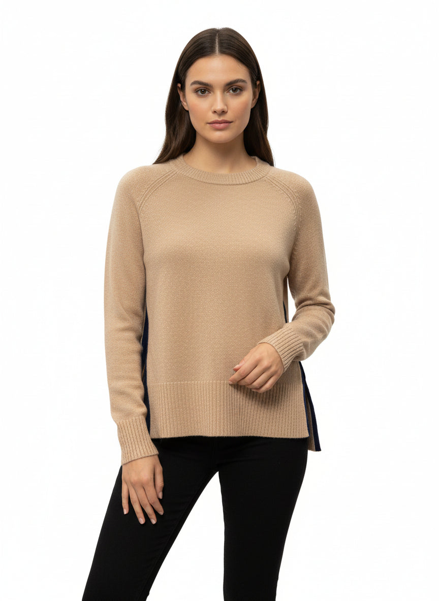TWO-TONE SWEATER