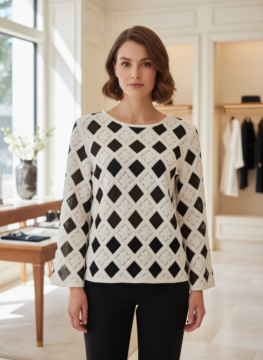 Crochet Abstract Top