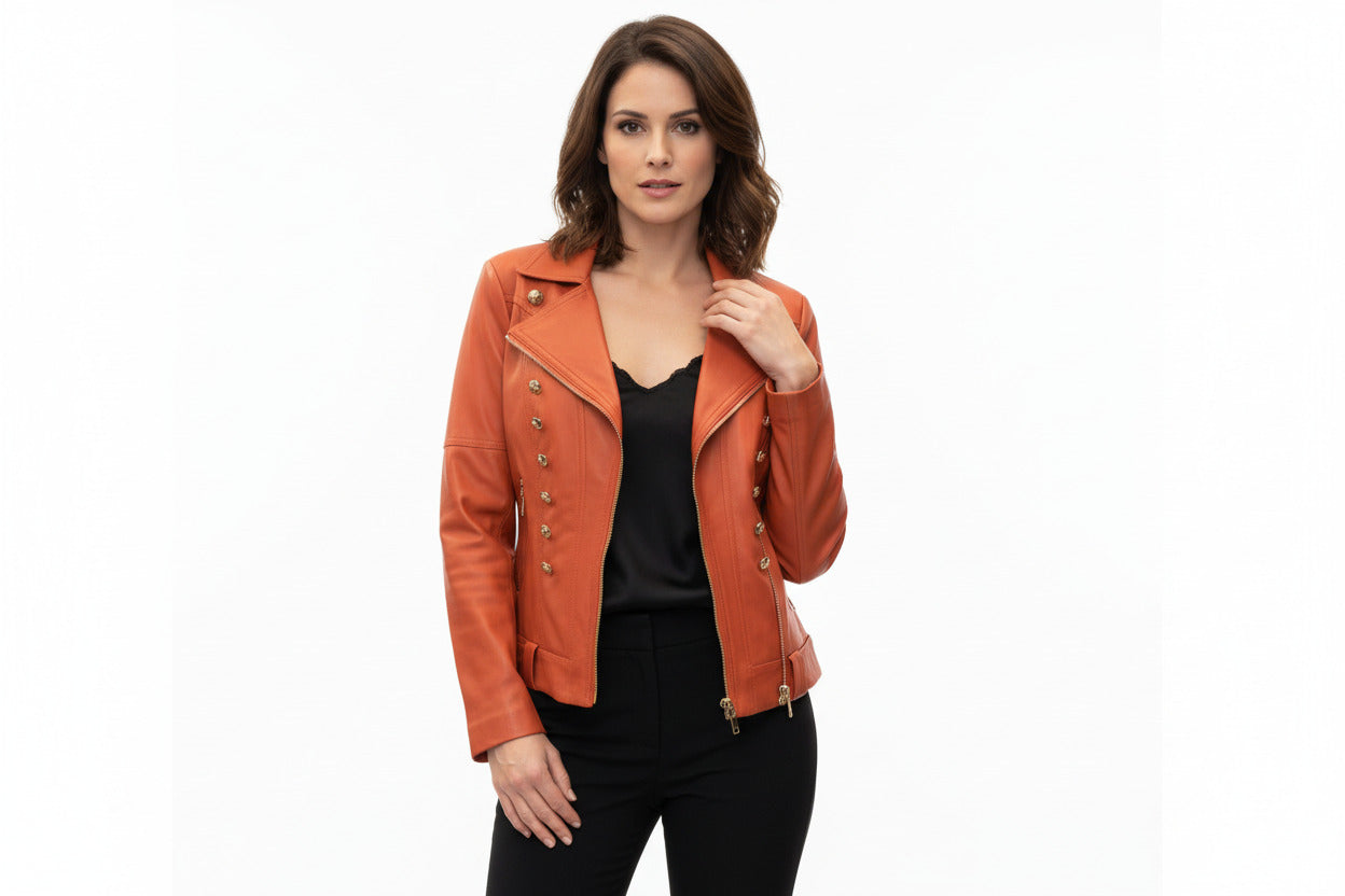 Ultra Suede Chestnut Jacket