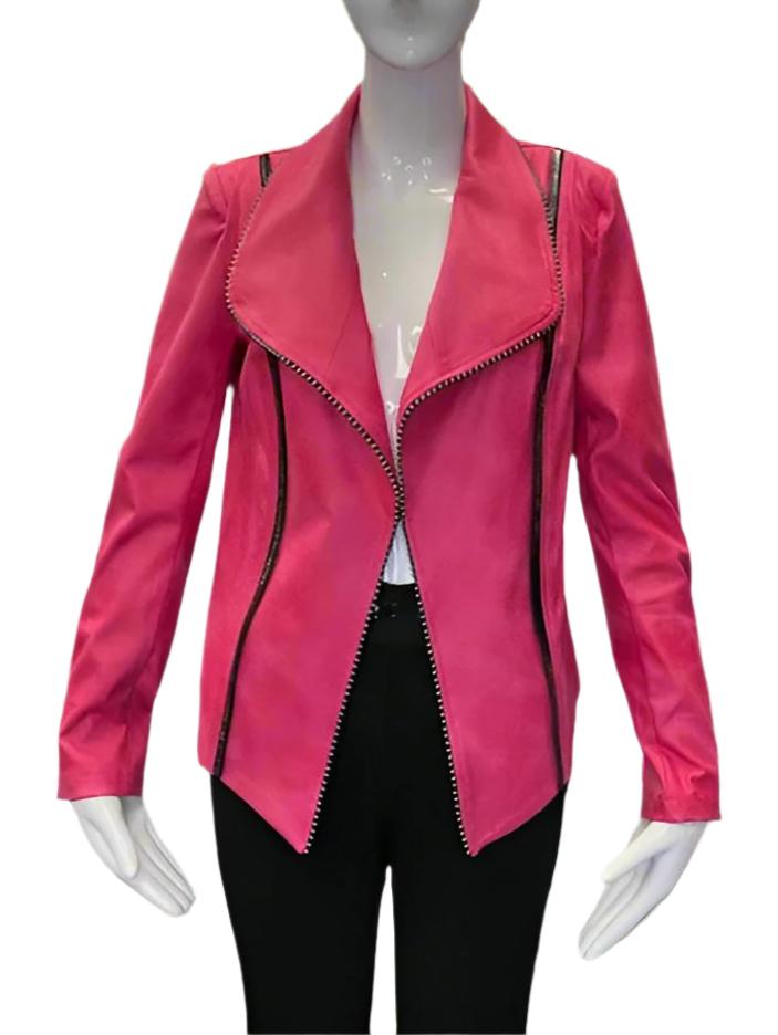 Ultra Suede Hot Pink Jacket