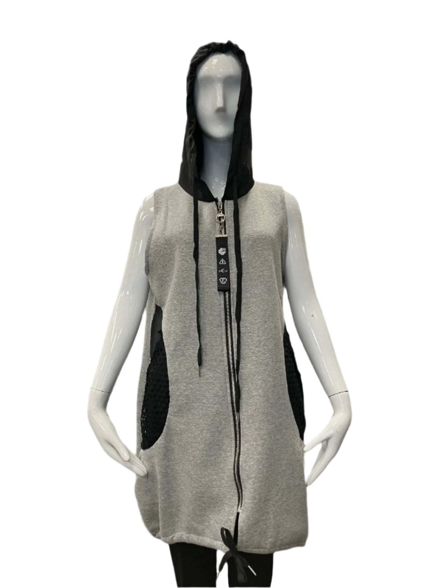 Sport Grey Zipper Vest