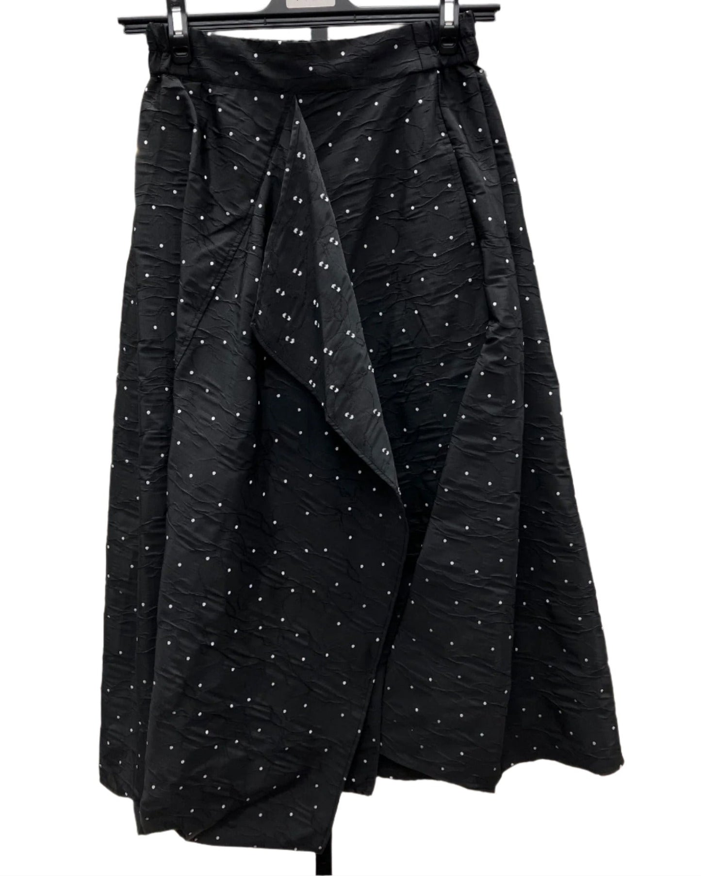 Dotted Layers Midi Skirt