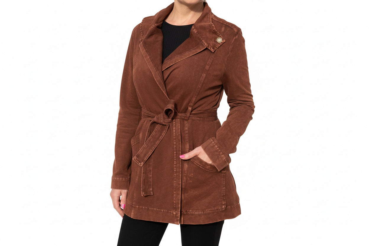 Cognac Cardigan Jacket