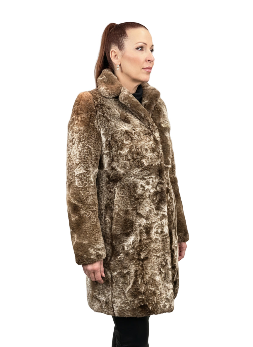 GIMO CURLY LAMB COAT