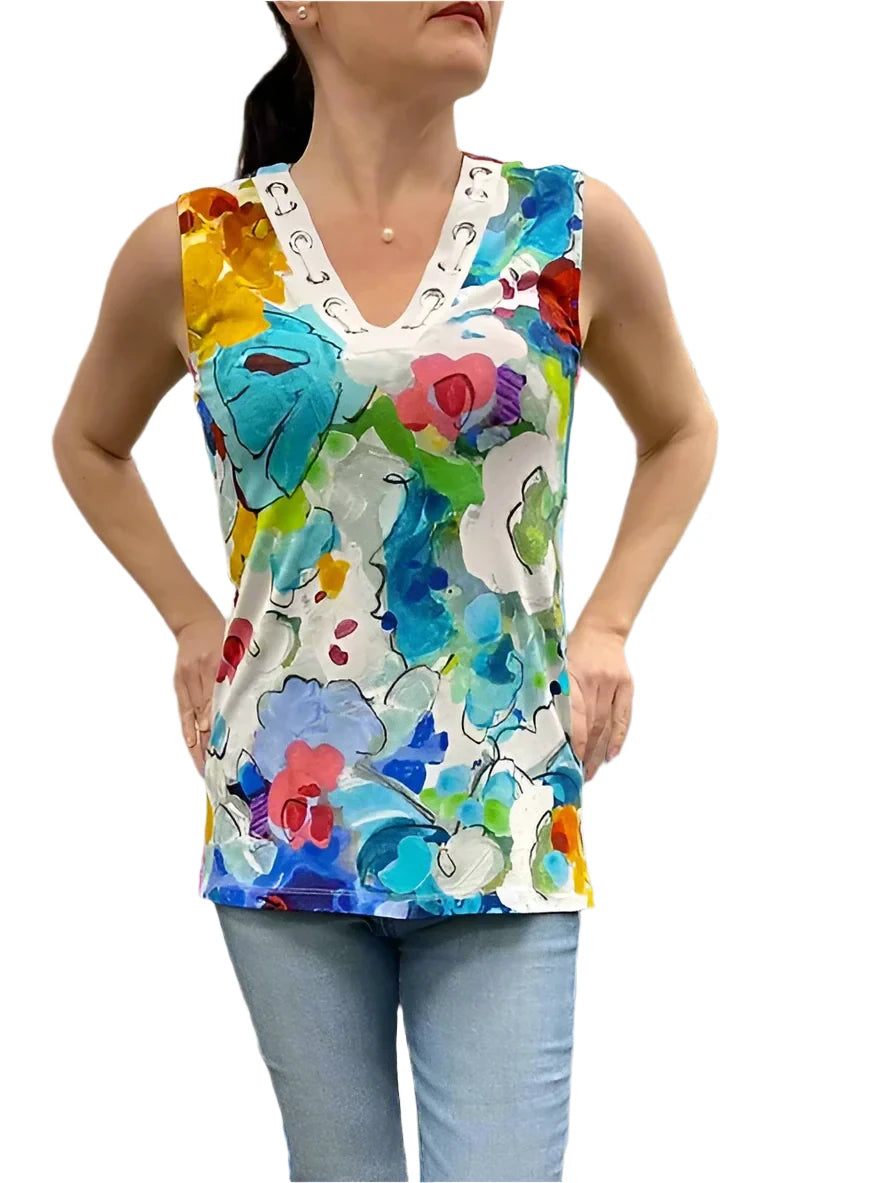 Dolcezza print top