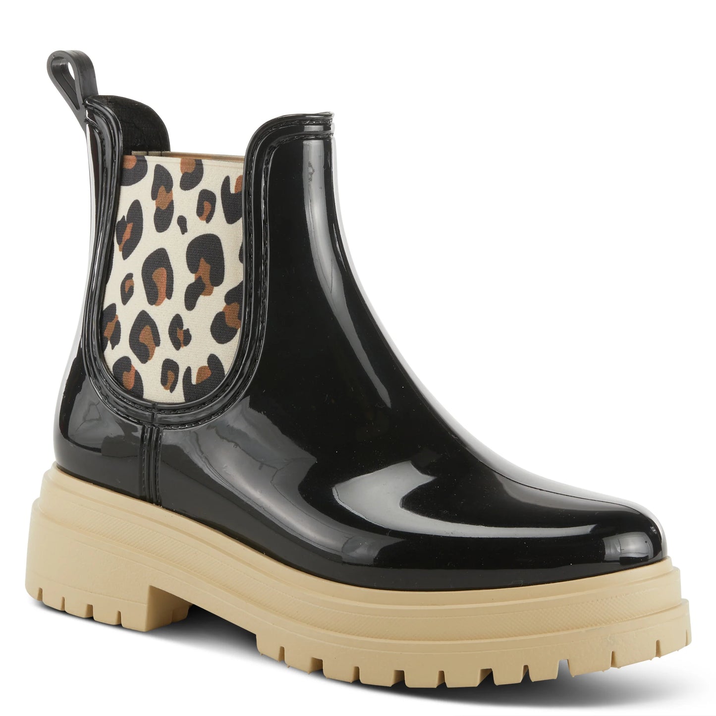 Reva Leopard Rain Bootie