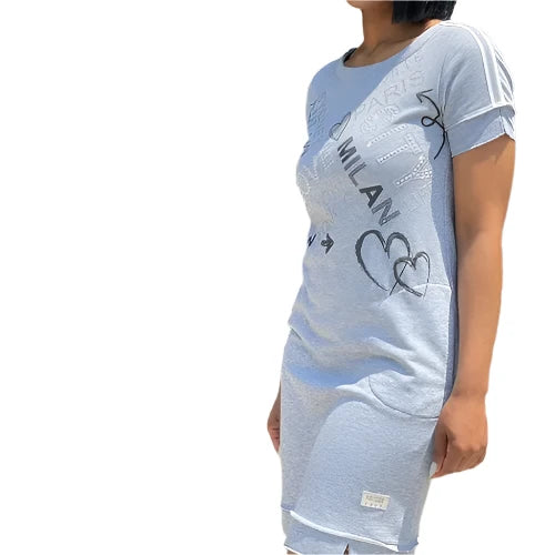Dolcezza Grey City Dress