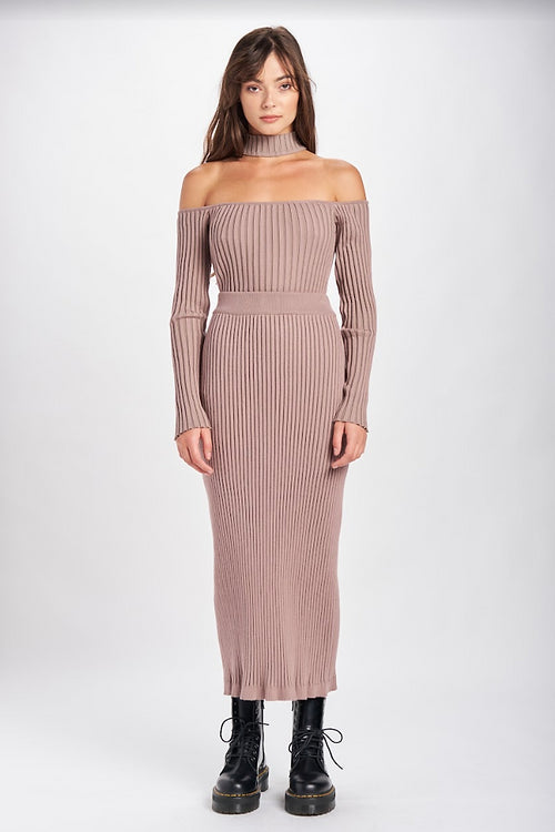 Ribbed Halter Top Sweater