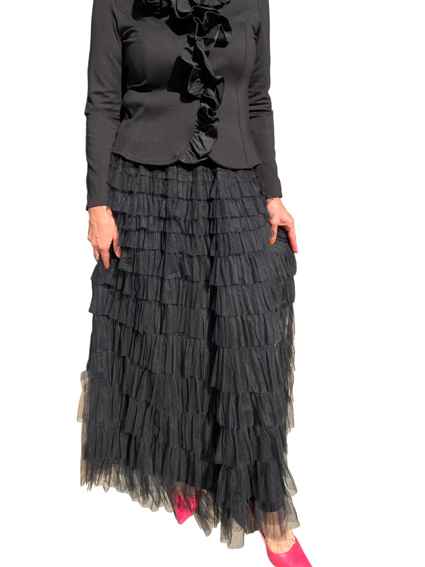 LAYERED TULLE SKIRT