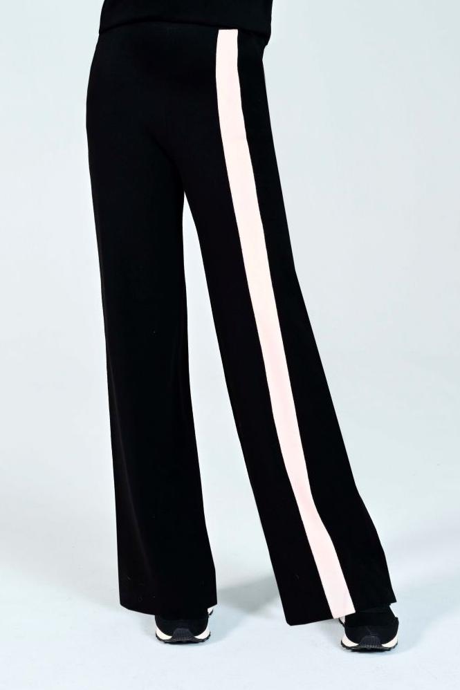 ICONA BLACK AND WHITE STRIPE PANTS