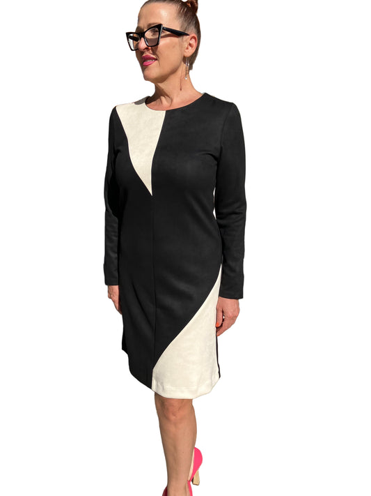 SCAPA COLOR BLOCK-DRESS