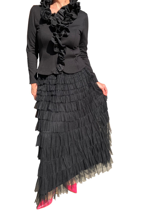 LAYERED TULLE SKIRT
