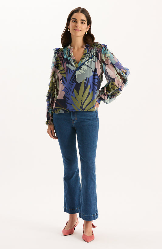 SYLVIE SILK TOP