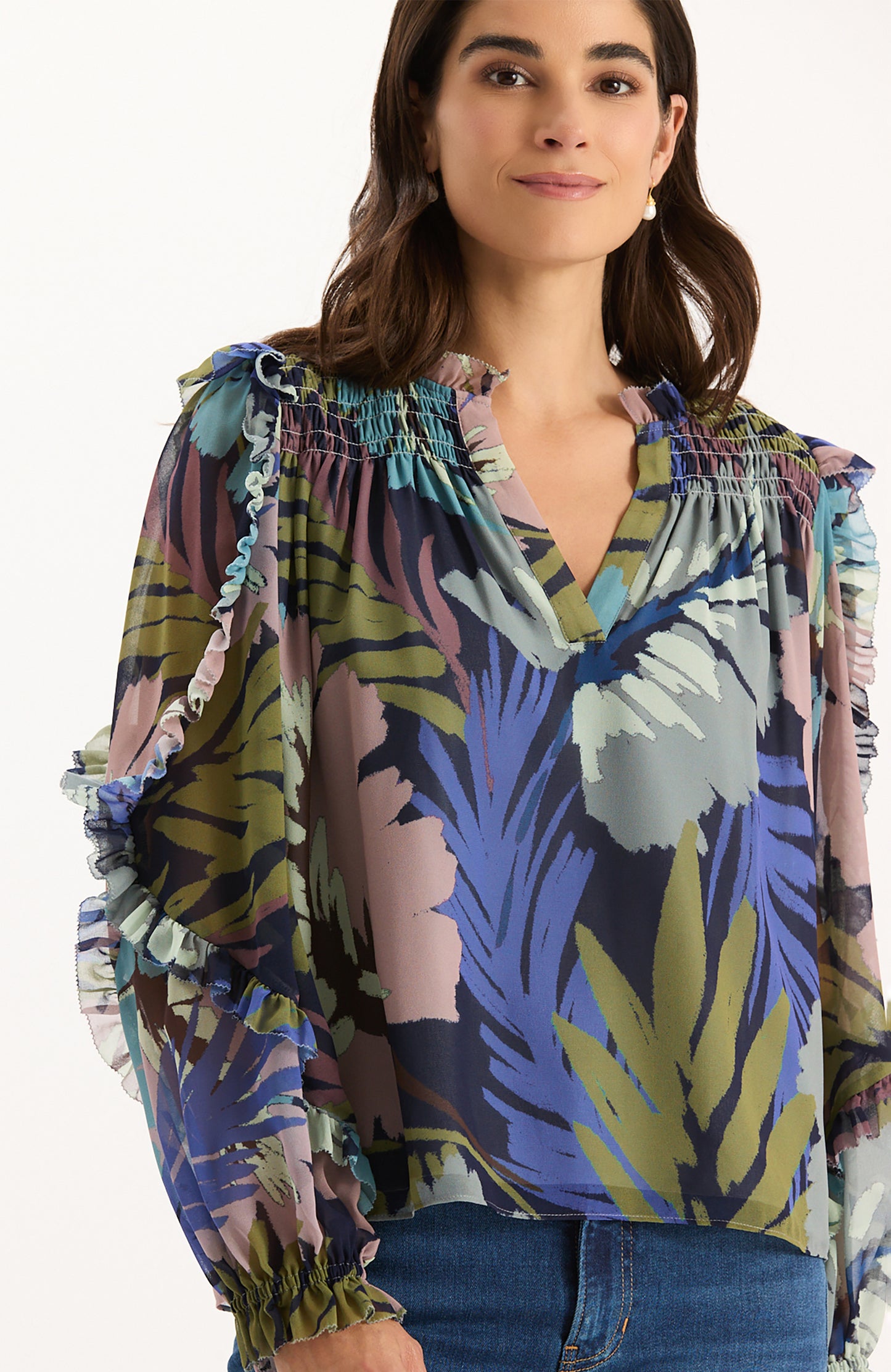 SYLVIE SILK TOP