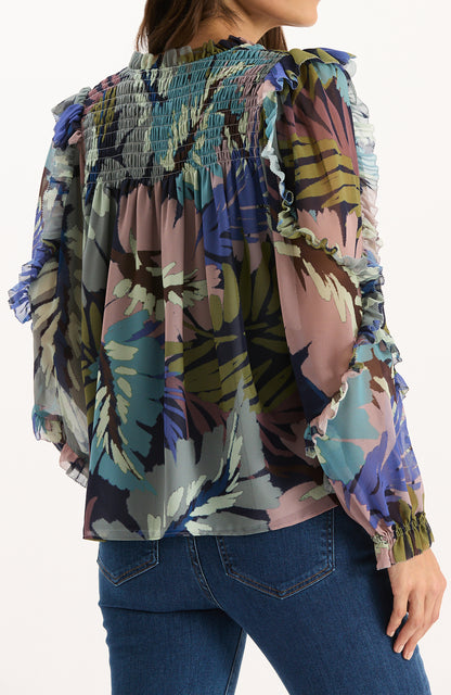 SYLVIE SILK TOP