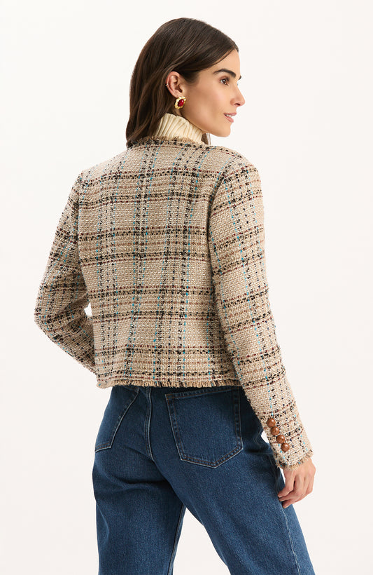CROP FRINGE JACKET