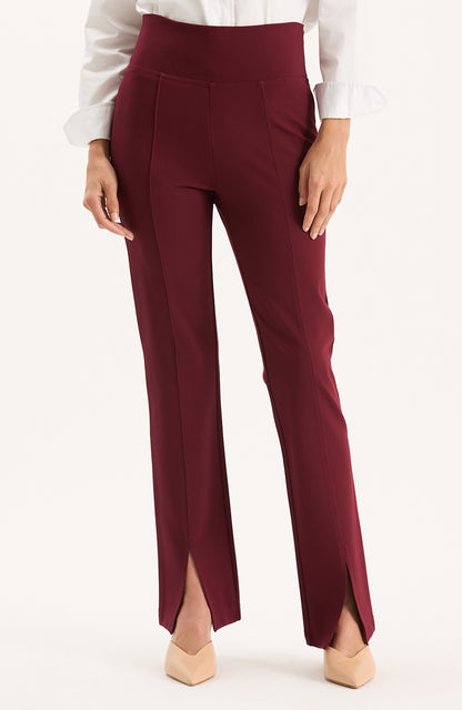 CRAN-RED CONTROL FIT SLIT PANTS