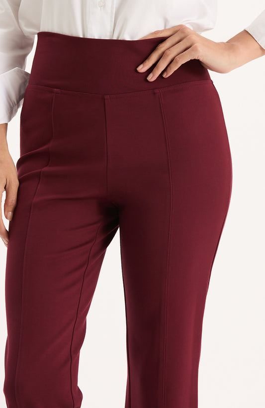 CRAN-RED CONTROL FIT SLIT PANTS