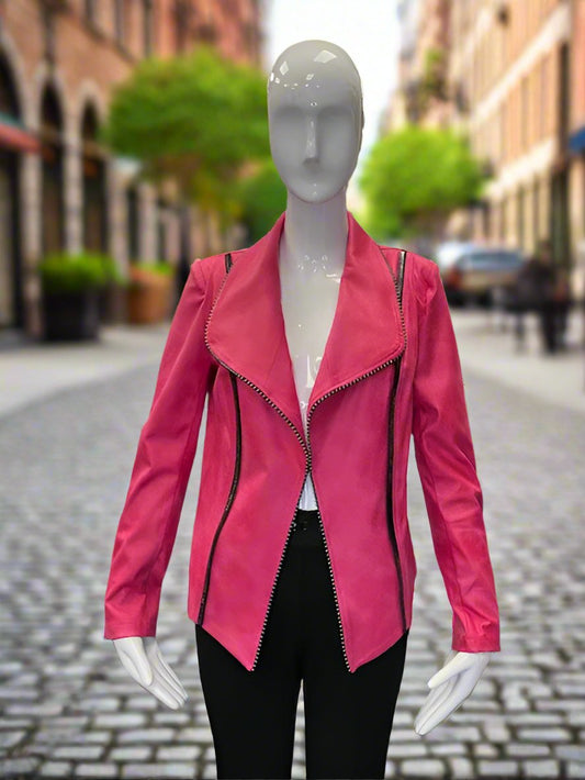 Ultra Suede Hot Pink Jacket