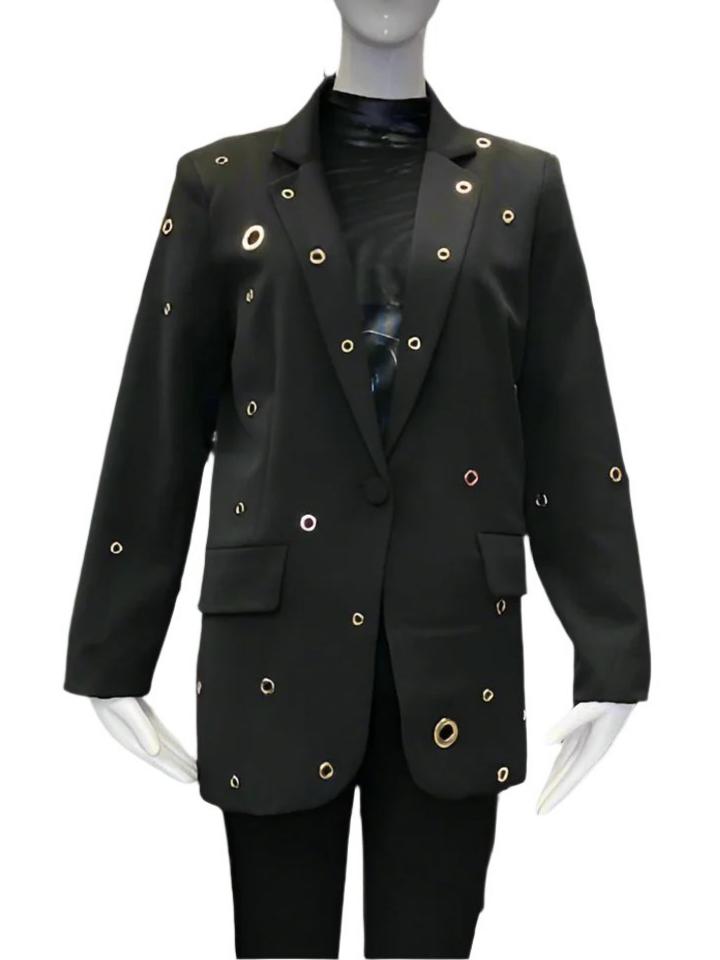 Grommet Black Blazer