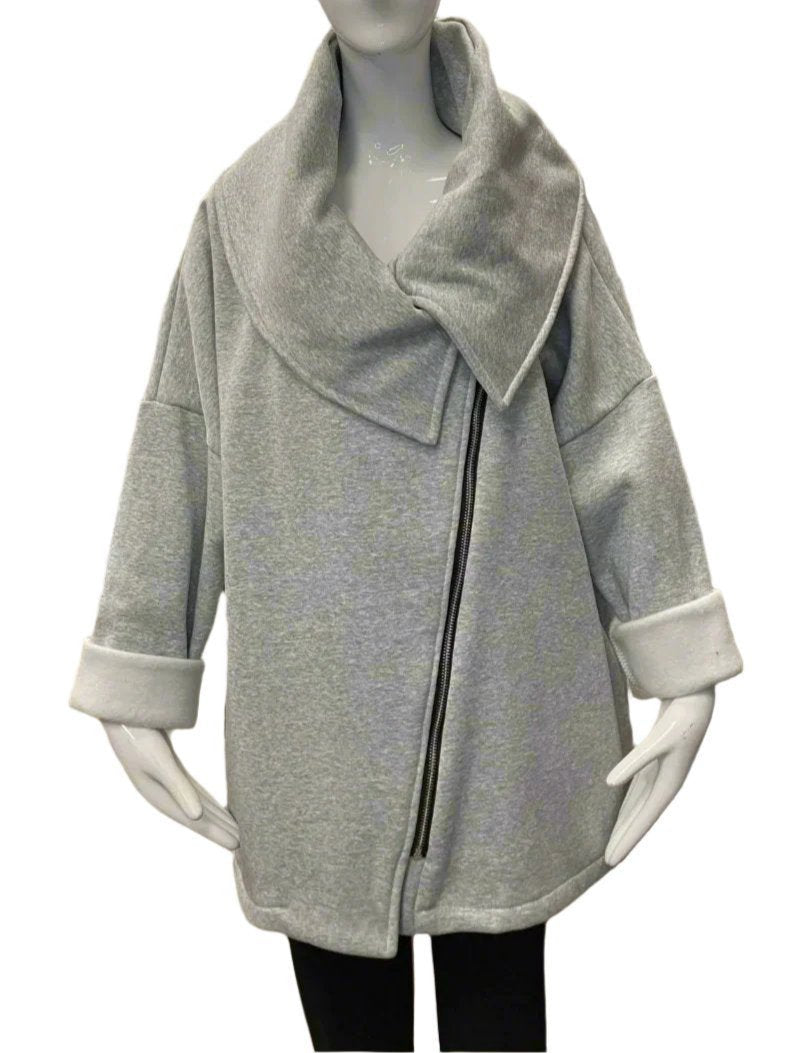 Pullover Grey Oversized Jacket