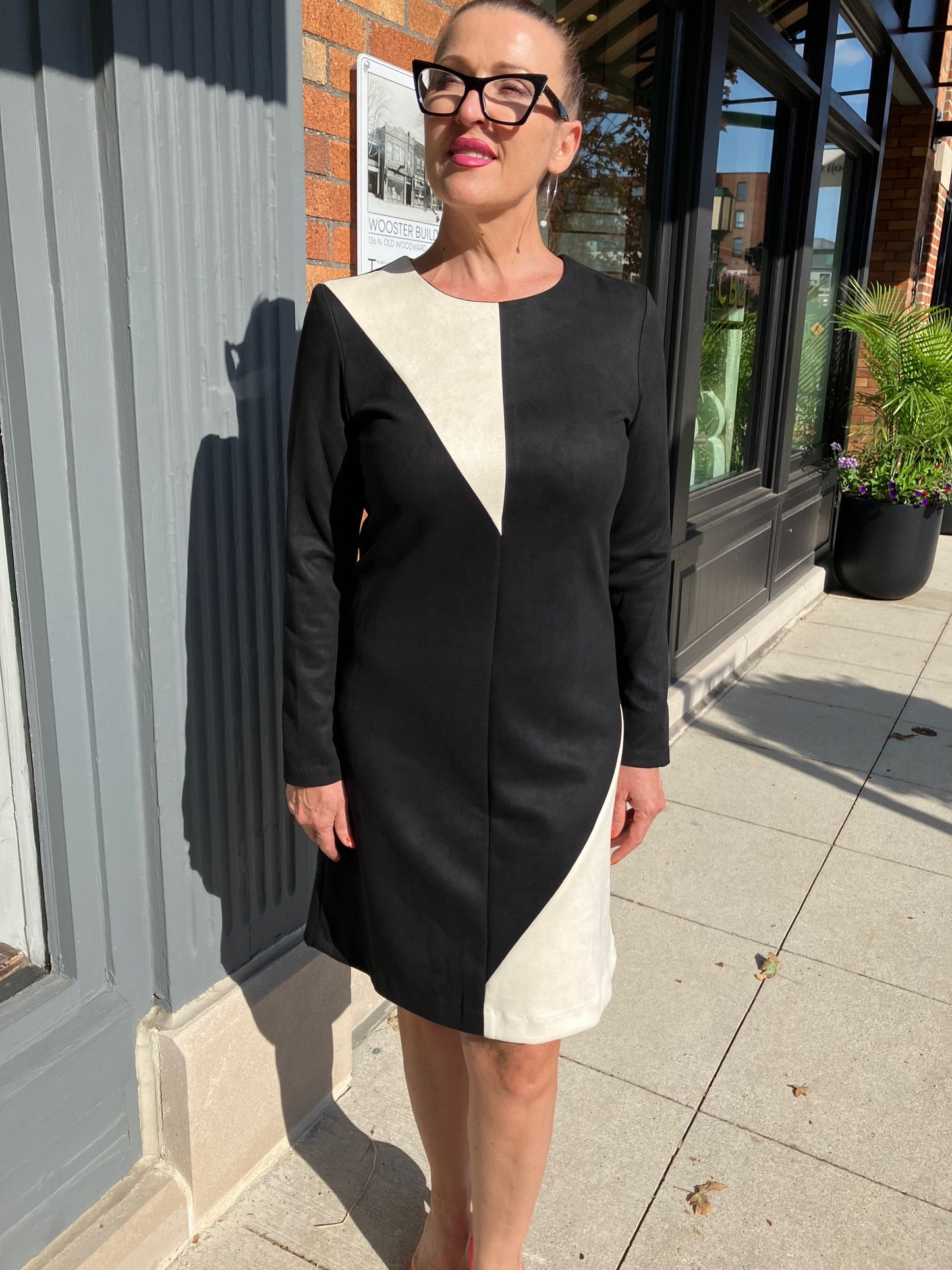 SCAPA COLOR BLOCK-DRESS