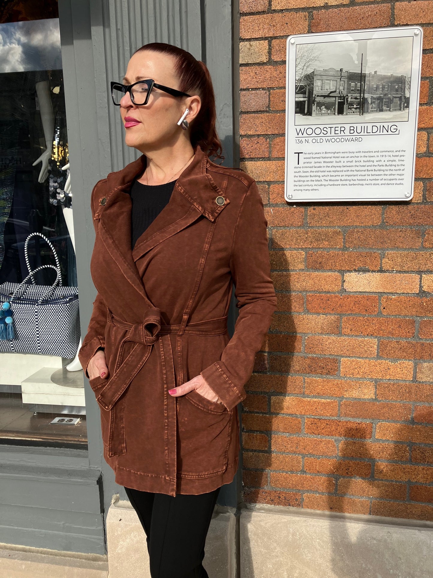 Cognac Cardigan Jacket