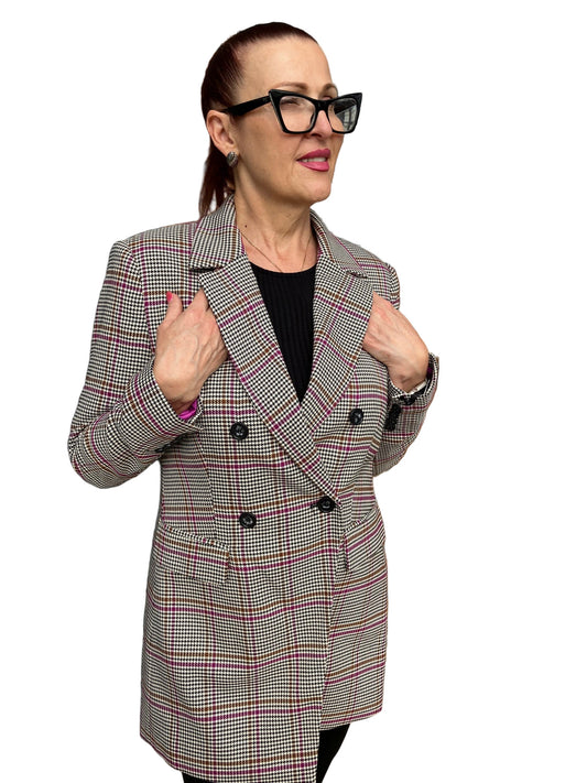 PLUM BLAZER JACKET