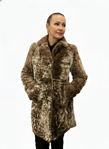 GIMO CURLY LAMB COAT