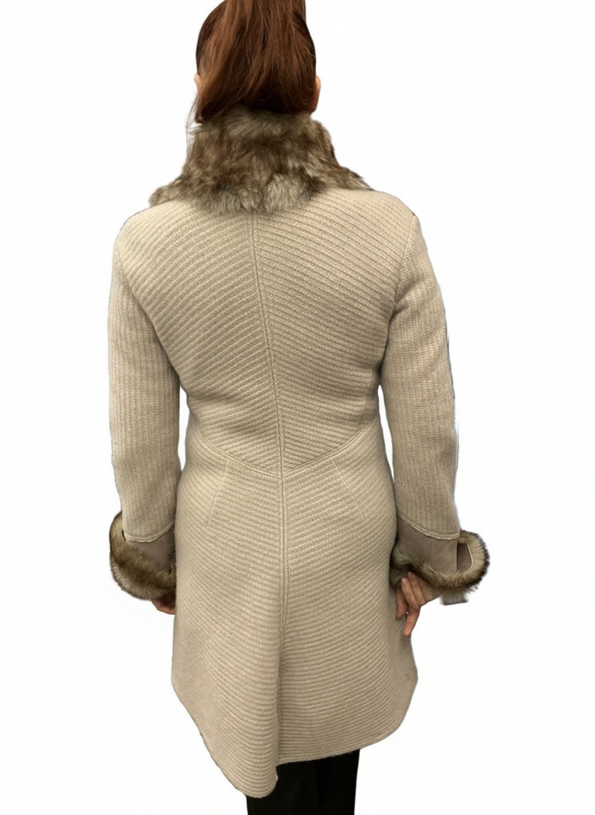 ARTICO SHEARLING SWEATER JACKET