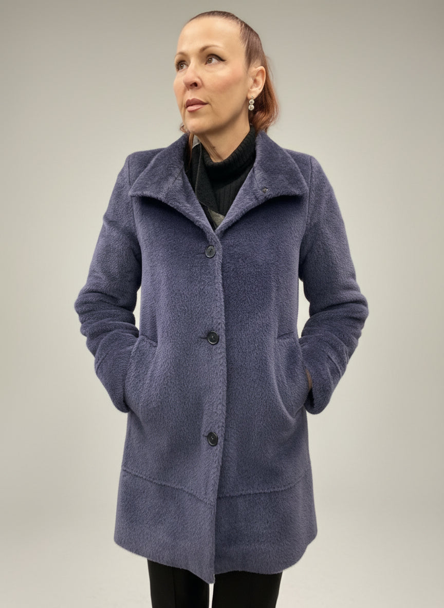 SURI ALPACA NEW BLUE COAT