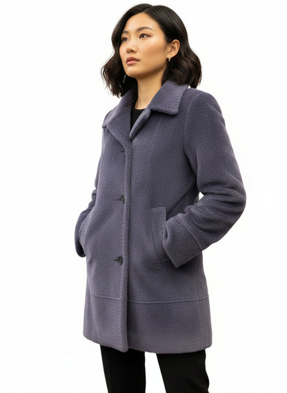 SURI ALPACA NEW BLUE COAT