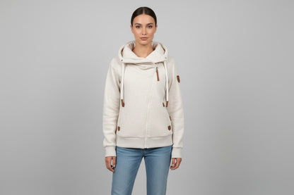 Hestia Cream zipper Sweater