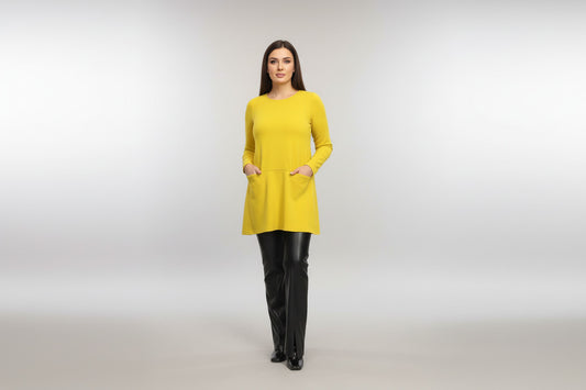 Canary Yellow Tunic Top