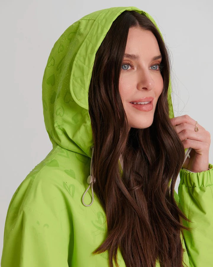 Lime Magic Print Raincoat – VIGA USA