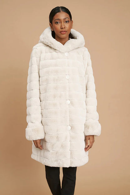 Reversible Vegan Fur Coat