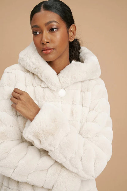 Reversible Vegan Fur Coat