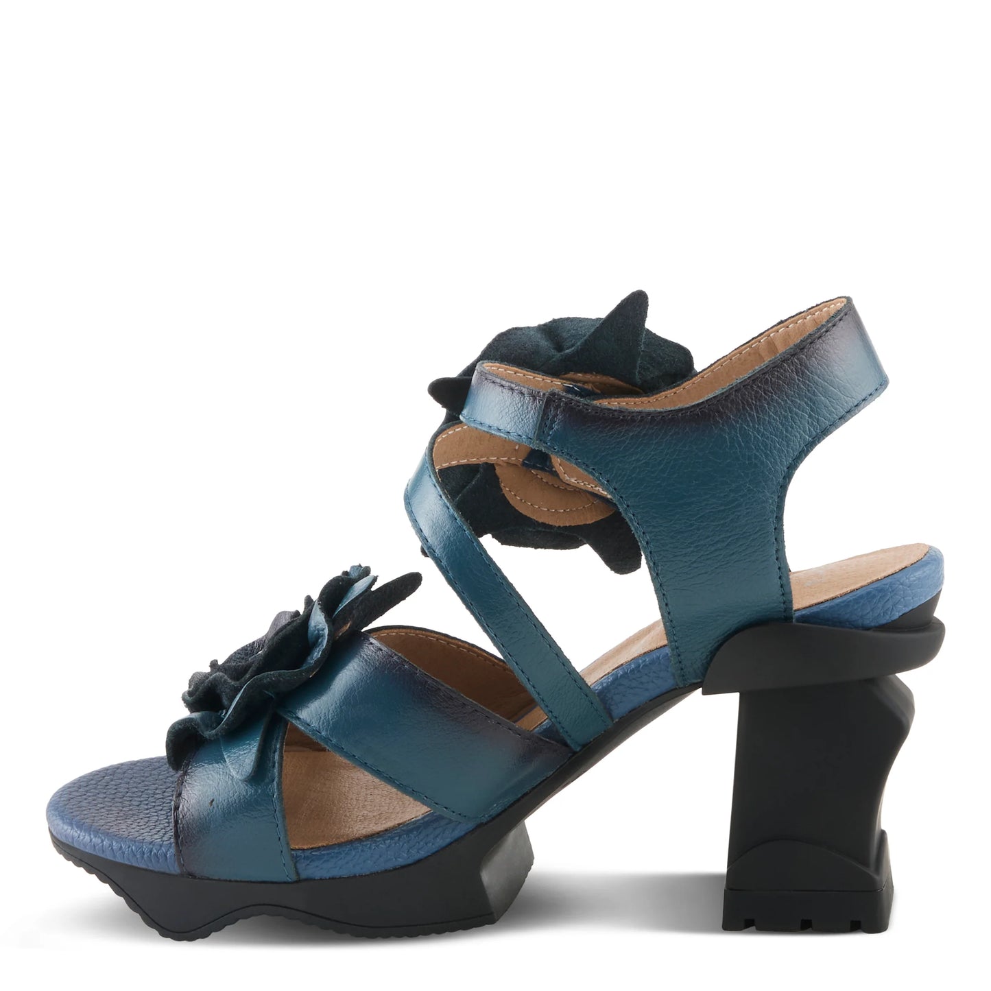 L'Artiste Shelly Blue Ankle Strap Sandal