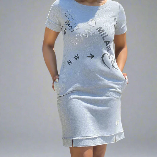 Dolcezza Grey City Dress