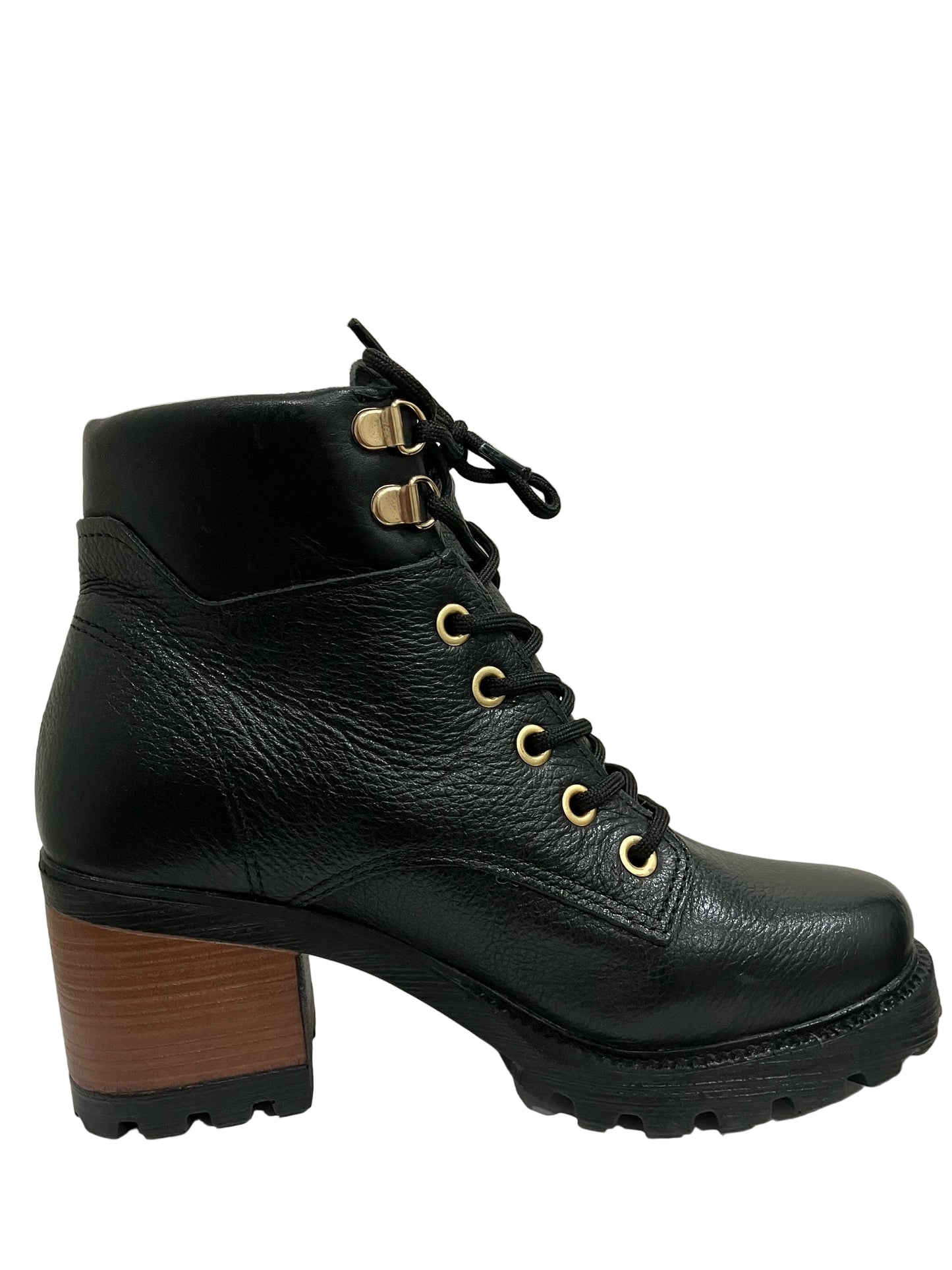Leather Black Ankle Boots