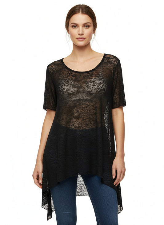 Shimmer Black Top