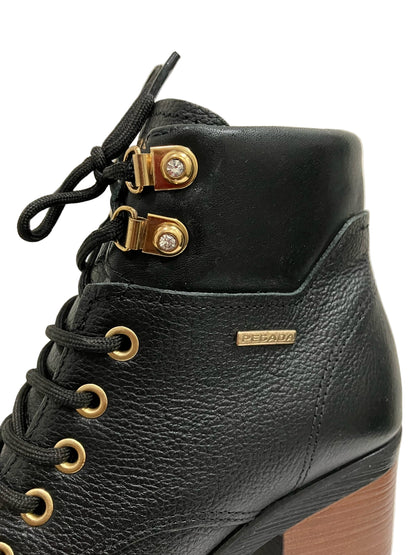 Leather Black Ankle Boots