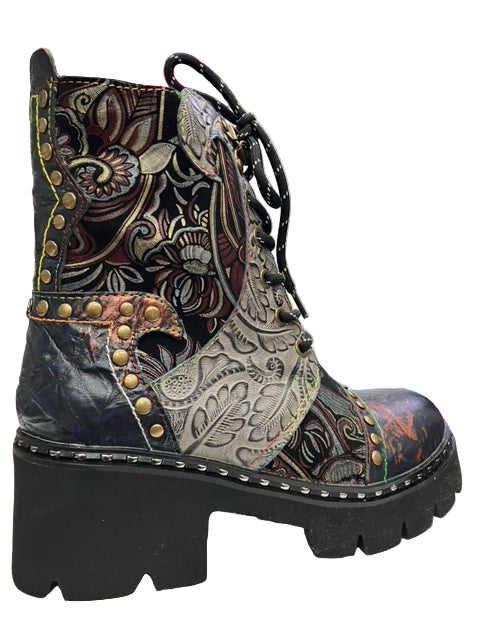 Blum Grey Studded Boots