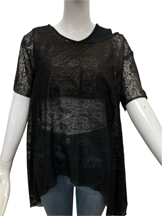 Shimmer Black Top