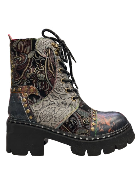 Blum Grey Studded Boots