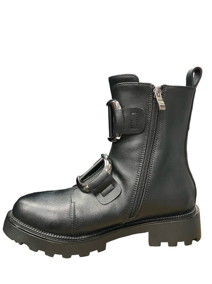 Buckle Up Black Boots