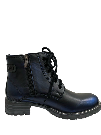 Black-Blue Ankle Boot