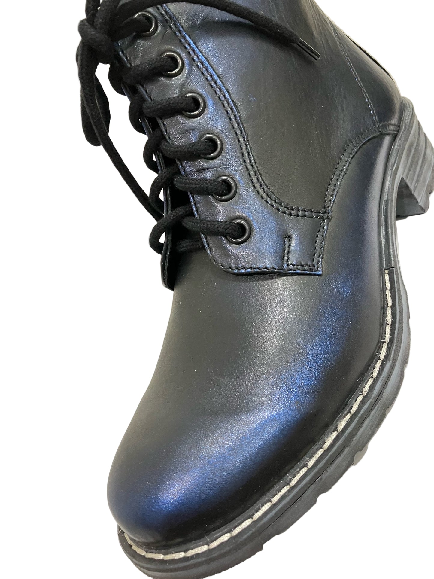 Black-Blue Ankle Boot